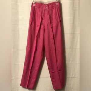 Women’s Pink Tissage Linen Pants Size 4